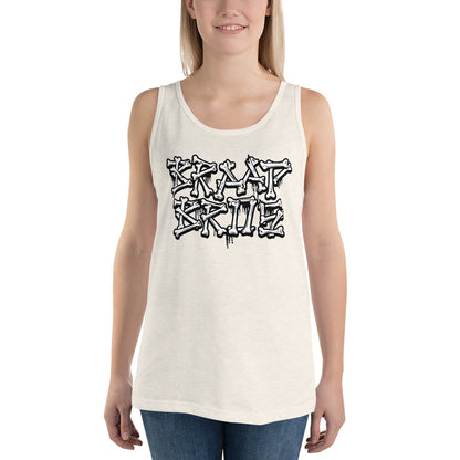 Braap Bros. 'Bones' – Oatmeal Tank Top