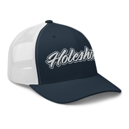 Holeshot Navy/White – Retro Trucker Hat