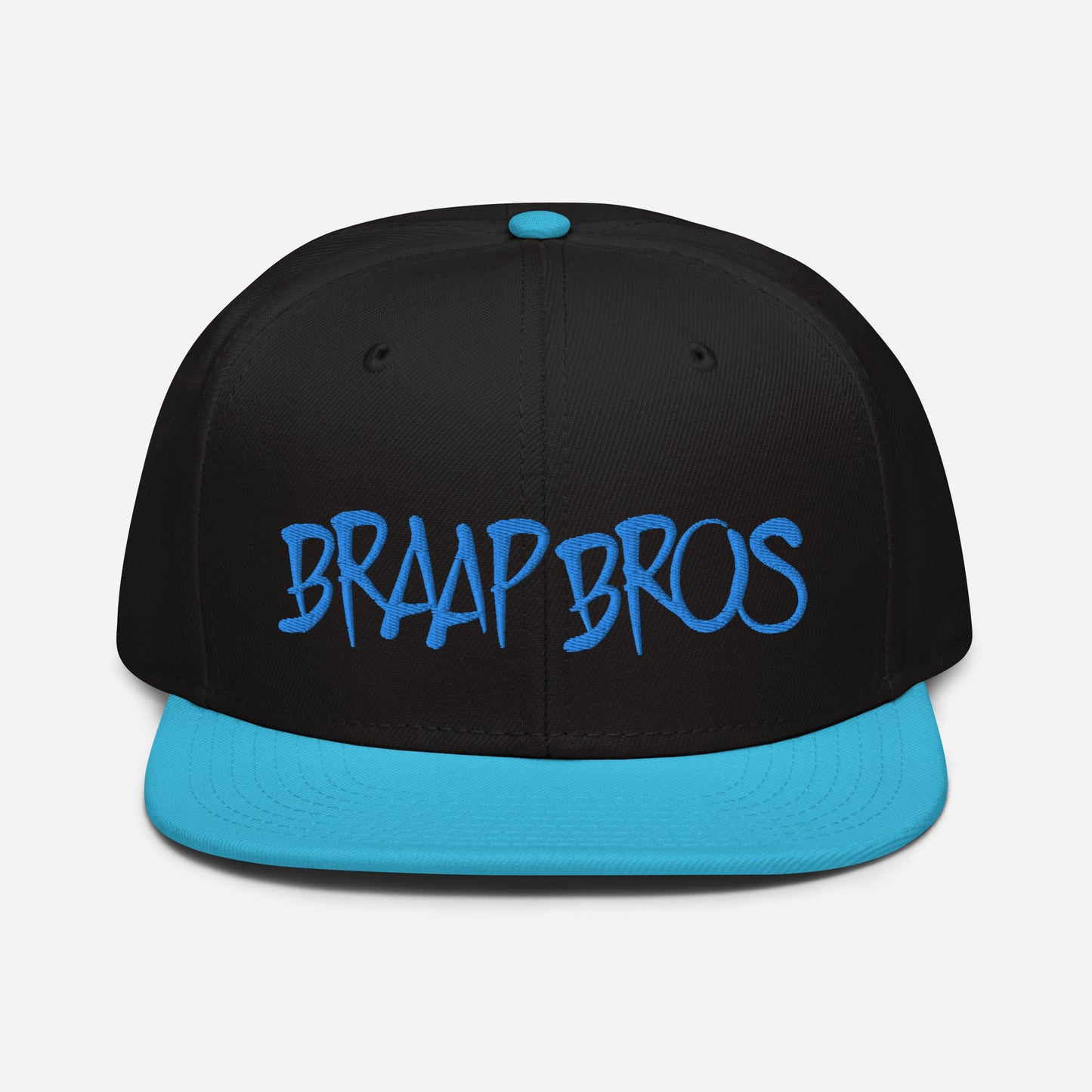 Braap Bros Graffiti Style (Blue Embroidery) High-profile Snapback