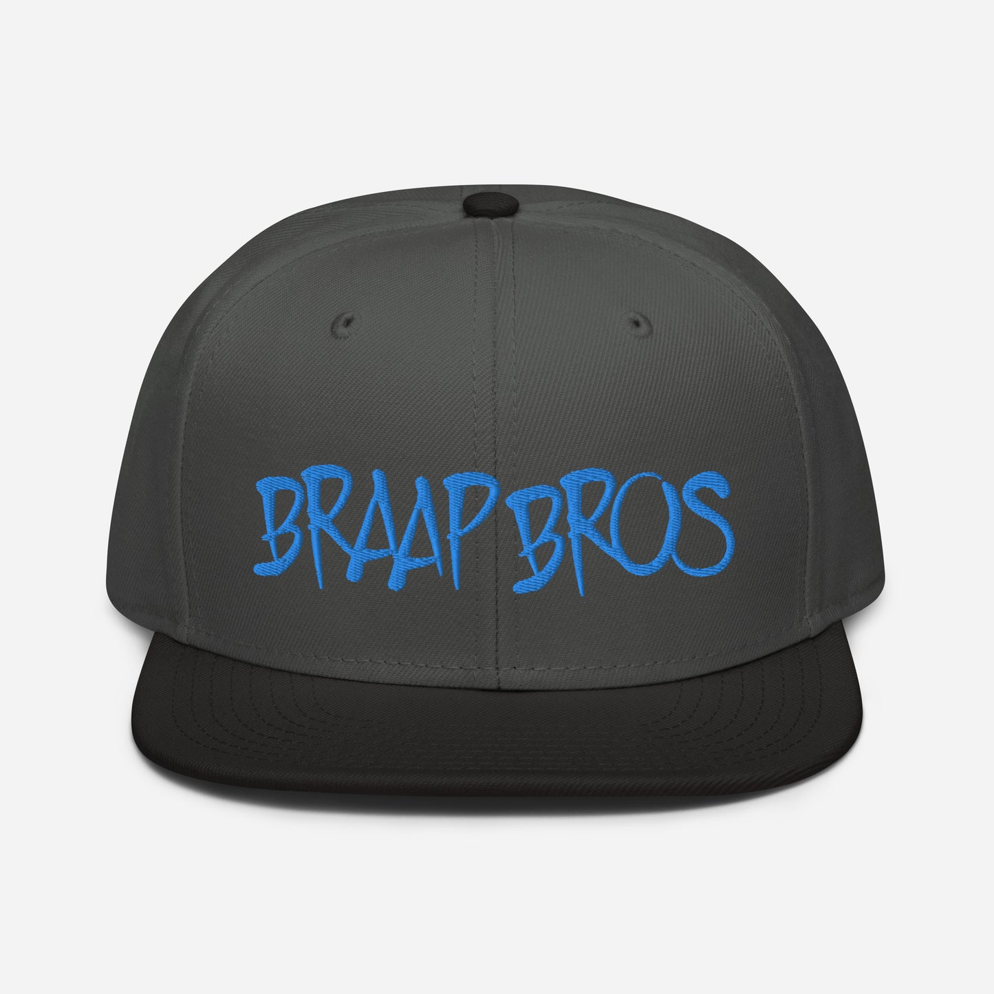 Braap Bros Graffiti Style (Blue Embroidery) High-profile Snapback