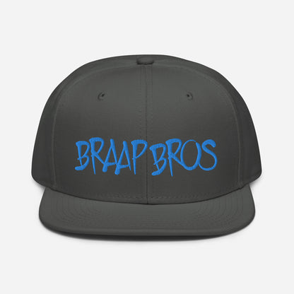 Braap Bros Graffiti Style (Blue Embroidery) High-profile Snapback