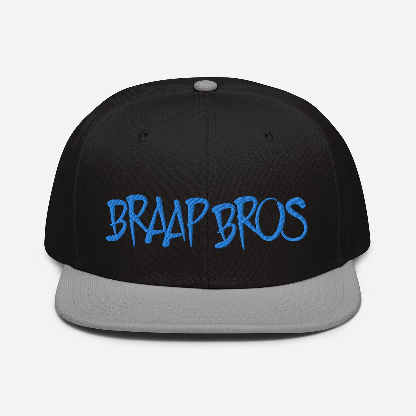 Braap Bros Graffiti Style (Blue Embroidery) High-profile Snapback