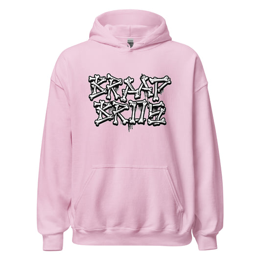 Braap Bros. 'Bones' – Pink Hoodie