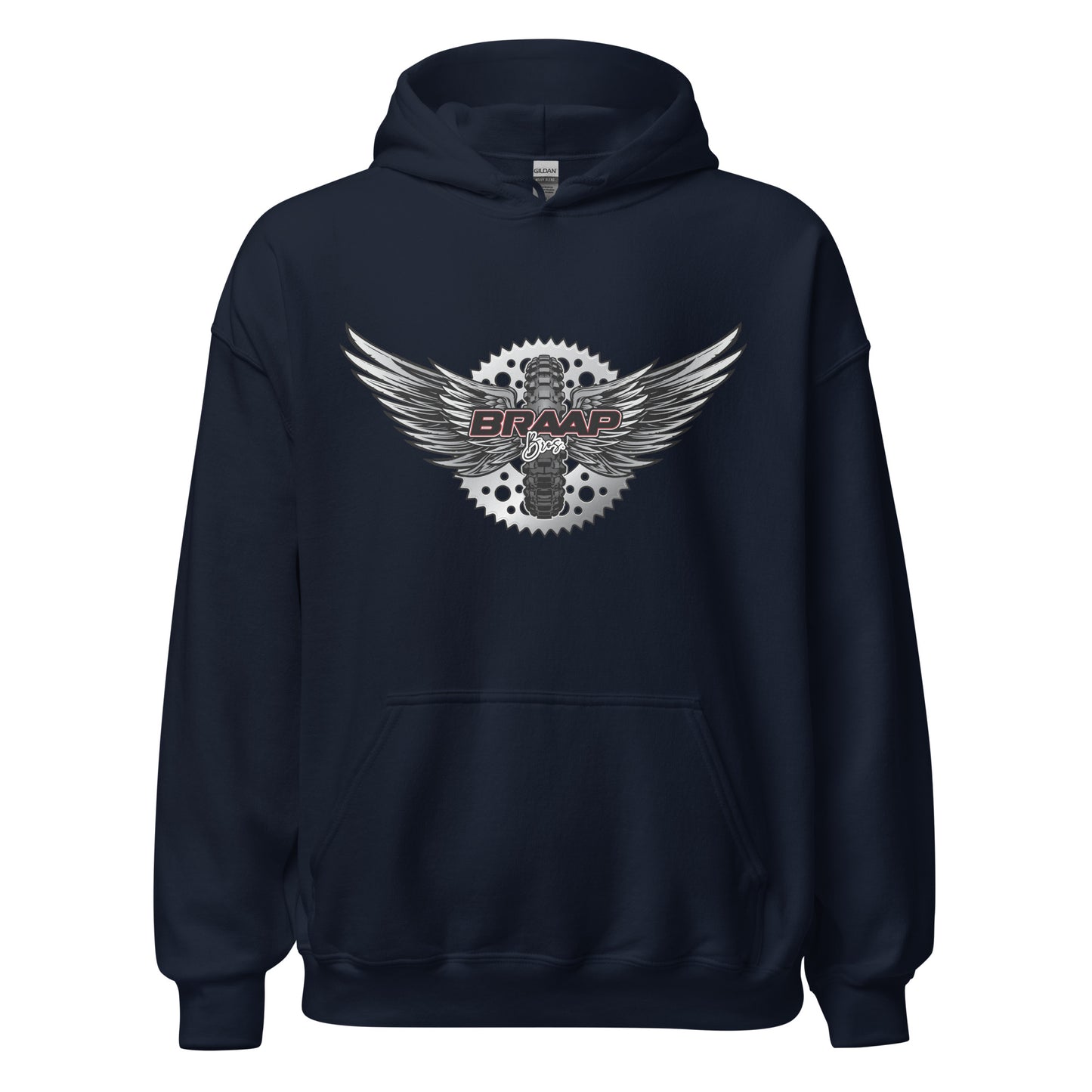 Braap Bros Winged Tire – Unisex Hoodie