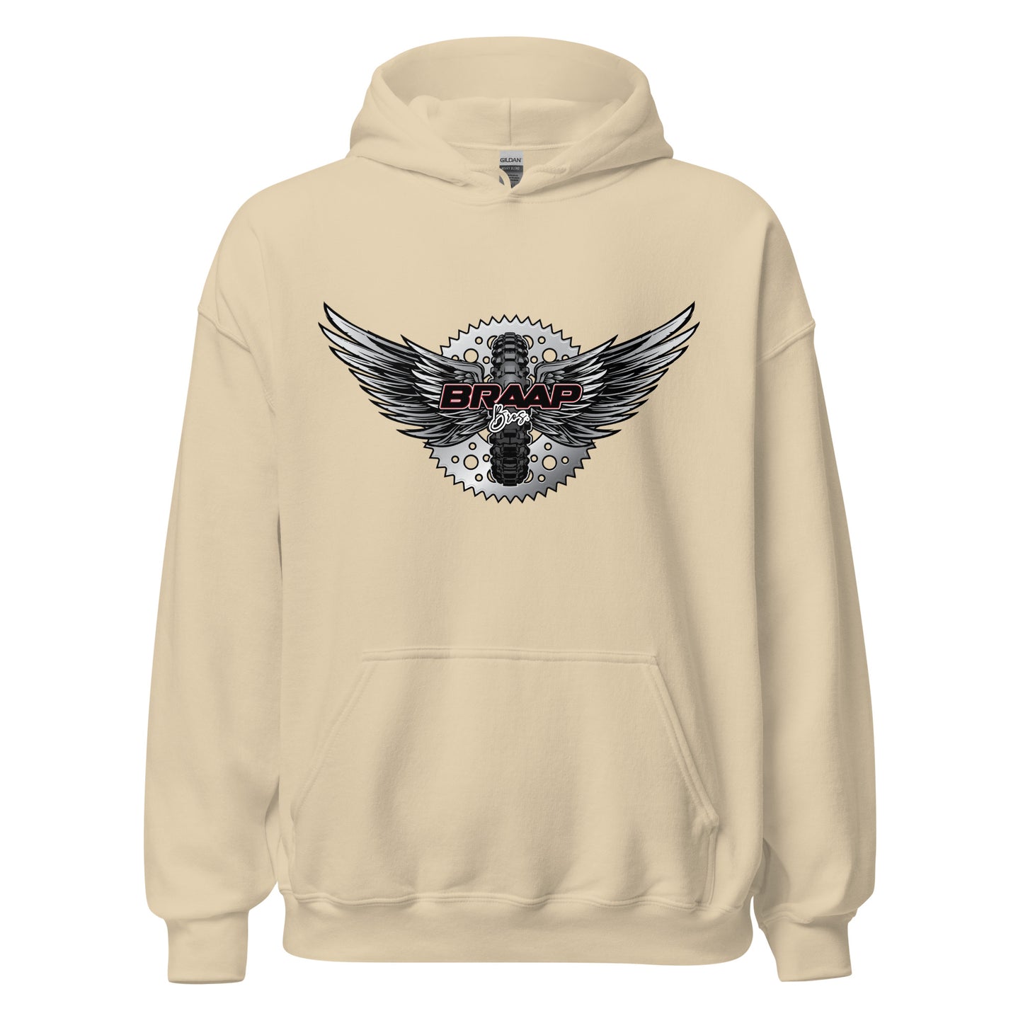 Braap Bros Winged Tire – Unisex Hoodie