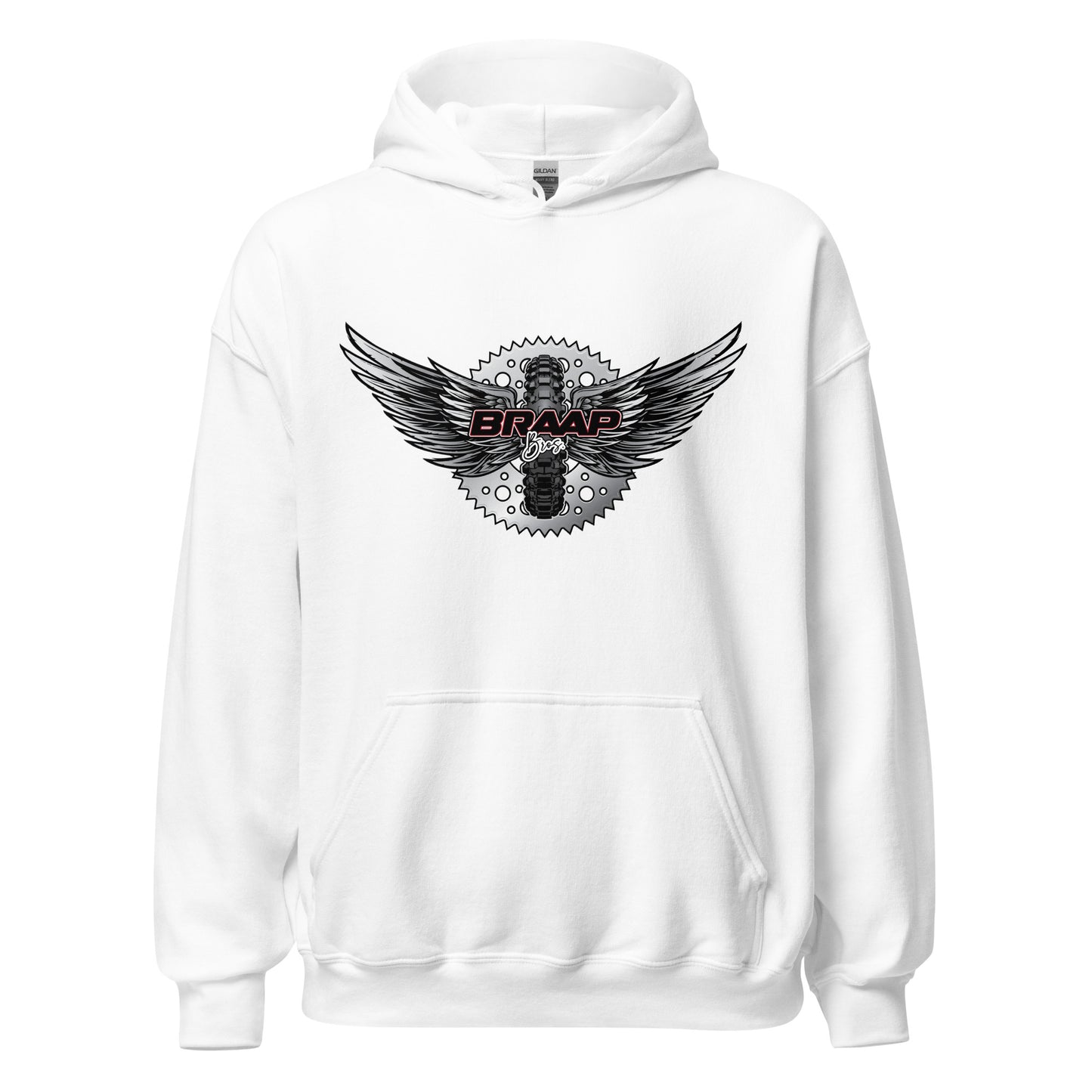 Braap Bros Winged Tire – Unisex Hoodie