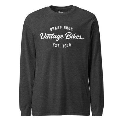 BB Vintage Bikes – Dark Heather Long Sleeve