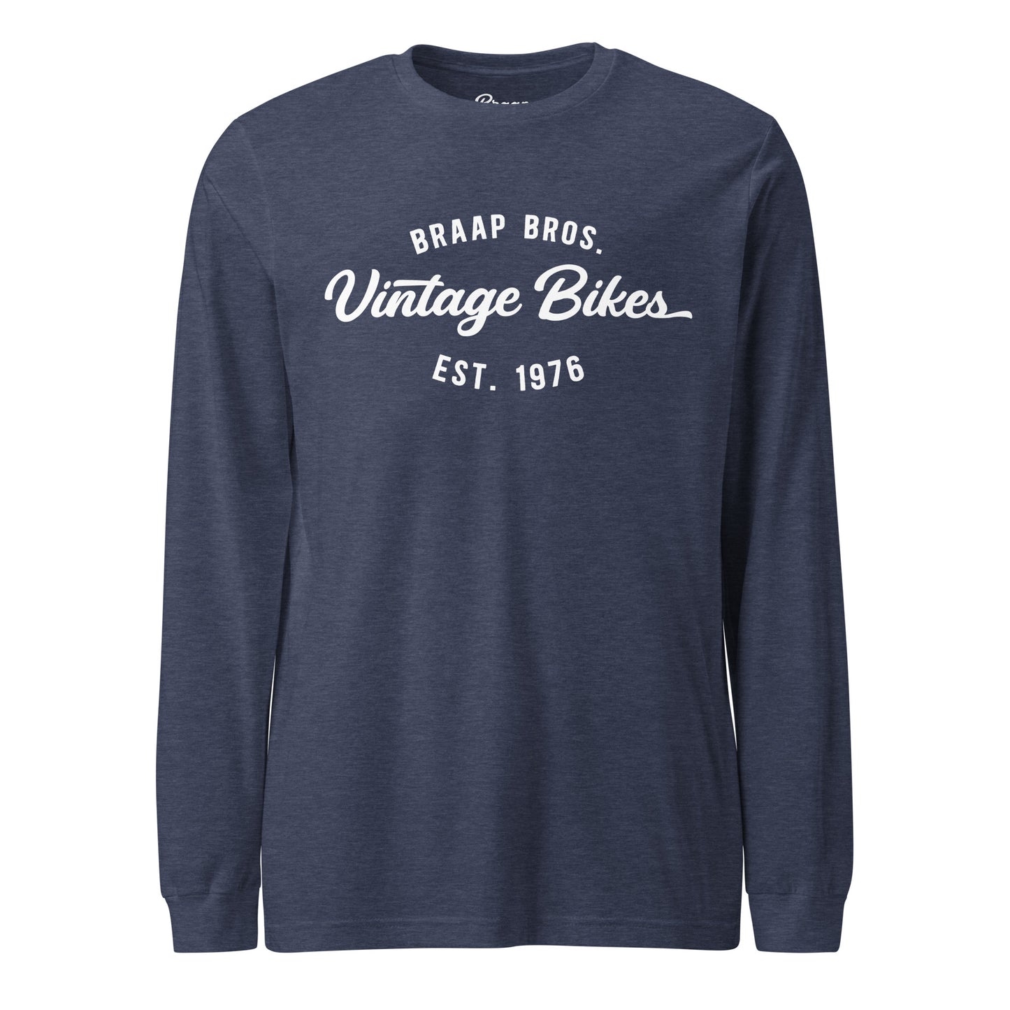 BB Vintage Bikes – Heather Navy Long Sleeve