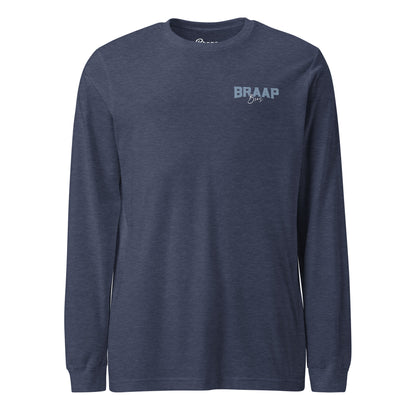 BB Carbs – Heather Navy Long Sleeve Tee