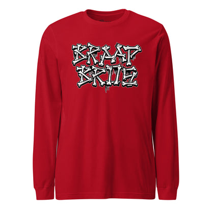 BB Broken Bones – Red Long Sleeve