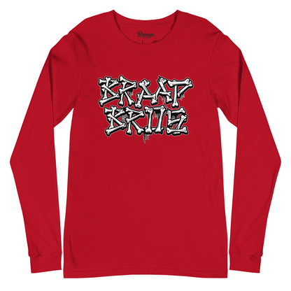 BB Broken Bones – Red Long Sleeve