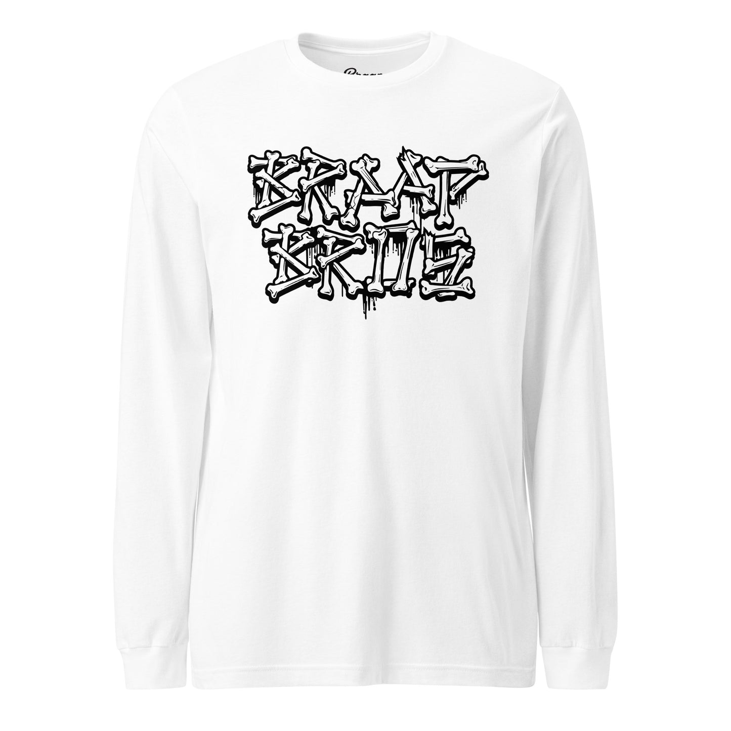 BB Broken Bones – White Long Sleeve Tee