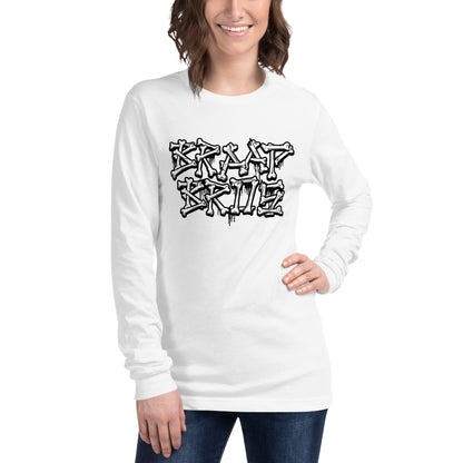 BB Broken Bones – White Long Sleeve Tee