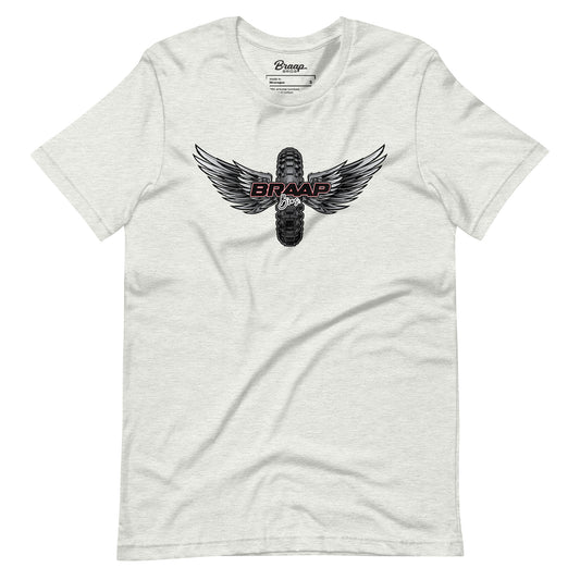 Braap Bros. Winged Tire – Unisex t-shirt