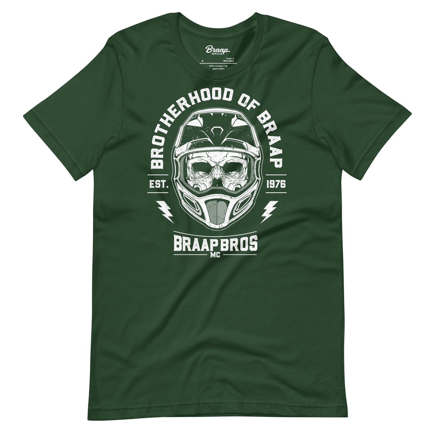 BoB (Brotherhood of Braap) White Design – Unisex t-shirt