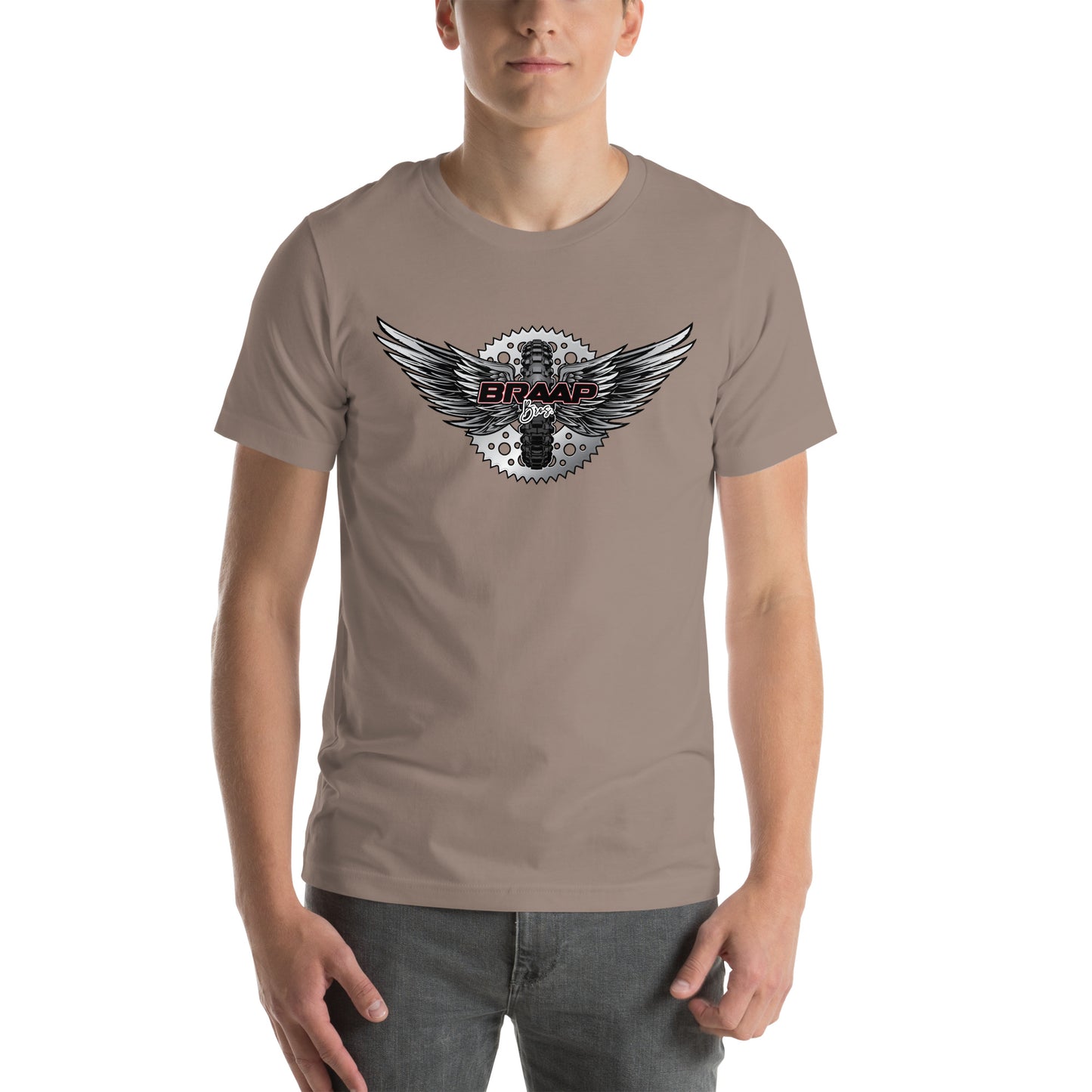 Braap Bros. Winged Tire – Unisex t-shirt