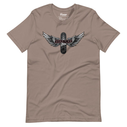 Braap Bros. Winged Tire – Unisex t-shirt